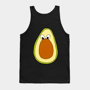 Avocado Digital Character Design - Hand Drawn Tank Top